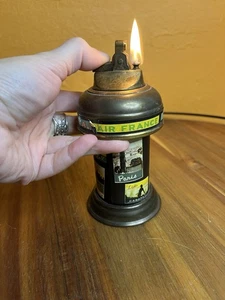 Vintage United Airlines France Travel Collage Table Lighter - Picture 1 of 6