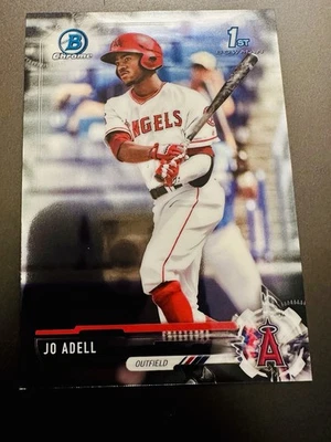 JO ADELL 2017 1st Bowman Chrome Rookie RC BDC-95 Angels - Image 1 of 2