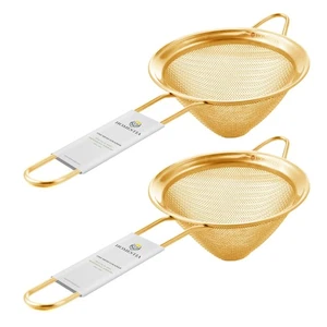 Fine Mesh Strainer for Kitchen, 304 Stainless Steel Cocktail Sieve Sifters fo... - Picture 1 of 9
