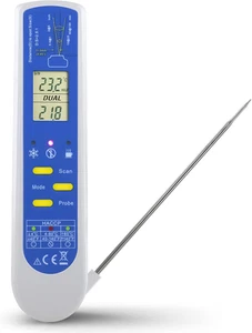 Digital Meat Thermometer w/ Probe – Instant Read, Infrared, Grill/BBQ, TCT303F - Picture 1 of 12