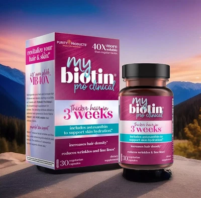 My Biotin ProClinical MyBiotin Increases Hair Density Reduce Wrinkles, 30 Caps - Image 1 of 4