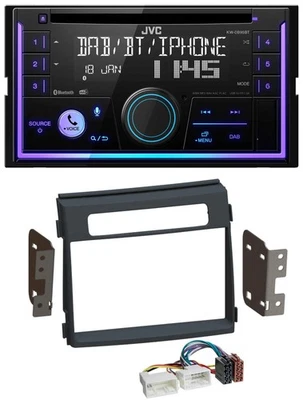 JVC MP3 USB 2DIN DAB Bluetooth CD Autoradio für Kia Soul AM Facelift 11-14 - Bild 1 von 4
