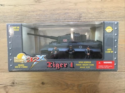 Tanque pesado Ultimate Soldier 20230 Panzer alemán gris Tiger I y 3 tripulantes 1/32 nuevo Foto 1 de 4