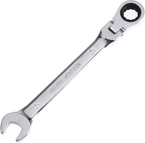 21mm Ratcheting Wrench 12 Point Metric Flex Head Gear Rachet Box  - Picture 1 of 6