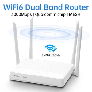 Whole Home Wi-Fi 6 Router with Qualcomm IPQ5000 Dual Core AX3000 Coverage OFDMA - Picture 1 of 12