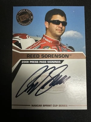 2008 Press Pass Press Pass Signings Reed Sorenson Auto - Image 1 of 2