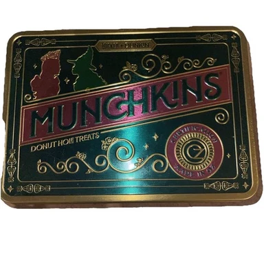 Dunkin X Wicked Oz Munchkin lata "Wicked For Good" rosa e verde Glinda & Elphaba - Imagem 1 de 4