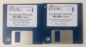 True BASIC Language System Silver Edition (2-Disk 3,5′′ Floppy Set) komplett, Vintage - Bild 1 von 6