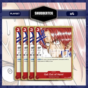 Get Out of Here! OP09-018 (Emperors in the New World) Playset (X4) - Picture 1 of 1
