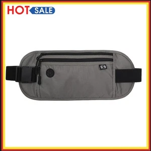 Fanny Pack Pouch Multifunktionales Geld Handytasche Security Wallet (Hellgrau) - Bild 1 von 8