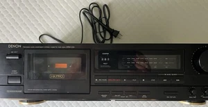 Denon DRM-510 Stereo Cassette Deck - Used - For Repair or Parts - Picture 1 of 6