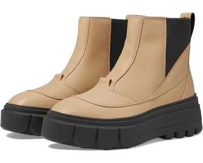 Bota SOREL Caribou X Chelsea Impermeable Mujer Talla 6.5 Color: Canoa/Jet Foto 1 de 4