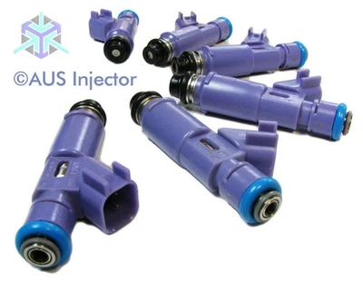 SET OF 8 HIGH FLOW AND  IMPEDANCE FUEL INJECTORS 630CC - 60 lbs. [004820-630-8] - Image 1 of 4