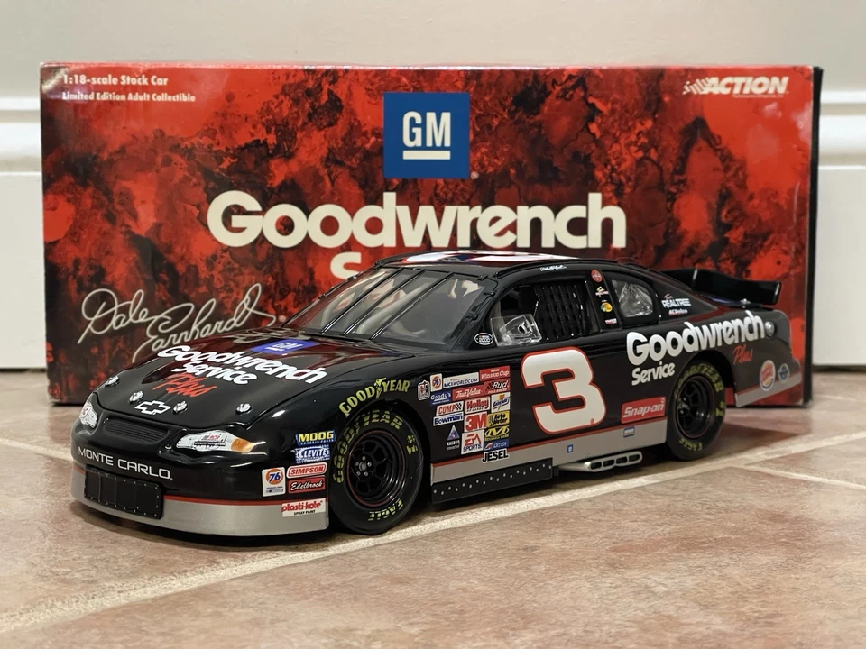 Chevrolet Monte Carlo NASCAR 2000 Dale Earnhardt GM Goodwrench acción 1/18 raro Foto 1 de 4