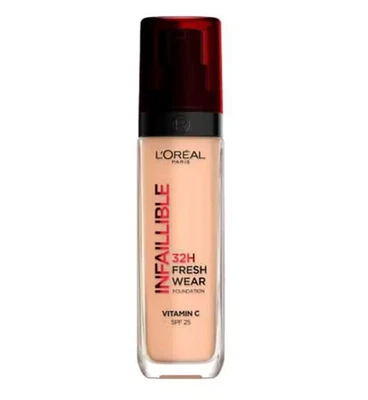 L'OREAL INFALLIBLE FOUNDATION FRESH WEAR SEALED 30ML 100 LIN LINEN