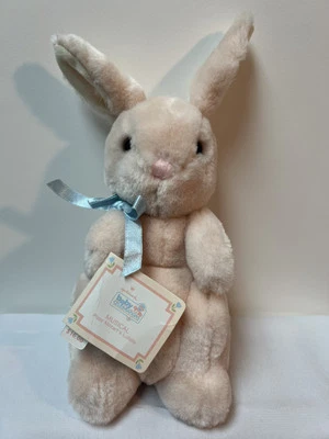 Hallmark Plush HEARTLINE Bunny Rabbit Stuffed Plush 1989 Musical Wind Up NEW - Image 1 of 4