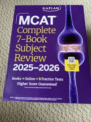 KAPLAN MCAT complete 7 book subject review 2025–2026 - Image 1 of 4