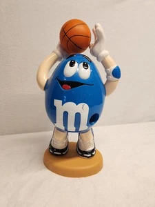 Blue M& M Dispenser 'Gotta Basketball Jones' Vintage Mars Collectible Works - Picture 1 of 14