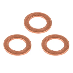 3PCS Crankcase Oil Drain Plug Copper Washers #5812232 For Polaris Ranger RZR - Picture 1 of 4
