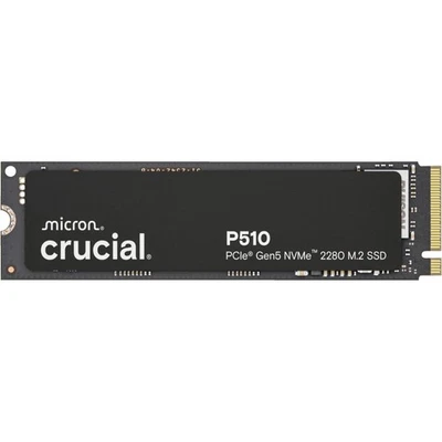 CRUCIAL P510 PCIe 5.0 Gen5 10.000 MB/s Lesen, 8.700 Schreiben Festplatte, 2 TB S - Bild 1 von 3