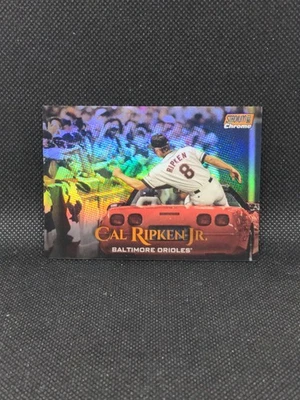 2019 Topps Stadium Club Chrome CAL RIPKEN JR ORANGE REFRACTOR ORIOLES 02/99 - Image 1 of 2
