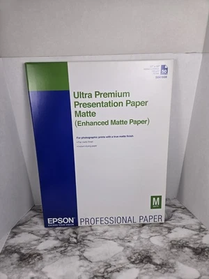 Epson (S041908) Ultra Premium Presentation Paper 17x22 - Matte (Brand New) - Image 1 of 4