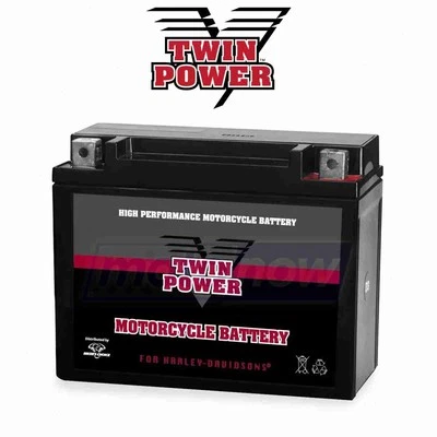 Twin Power Premium Factory Activated AGM Battery for 2001-2003 Indian Scout mr Foto 1 de 4