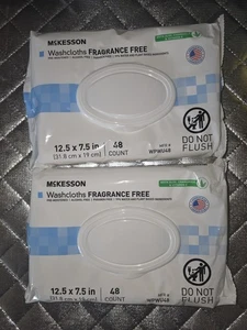 McKesson Waschlappen parfümfrei mit Aloe, Kamille & Vitamin E 2 Stück - Bild 1 von 2