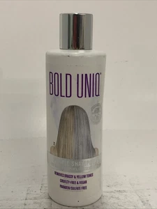Bold Uniq Purple Shampoo for Blonde, Platinum, & Gray/Silver Hair 8 Fl Oz - Picture 1 of 3
