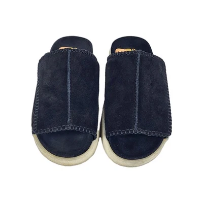 Clarks Originales Zapatos Para Hombre Talla 7 Negro Gamuza Sobreleigh Sandalias Deslizables Sin Cordones  Foto 1 de 4