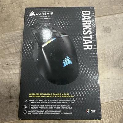 Corsair DARKSTAR RGB Wireless Gaming Mouse for MMO, MOBA - 26,000 DPI - Image 1 of 4