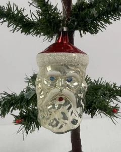 2562/25 1x alter Christbaumschmuck Weihnachtsschmuck Nikolaus Weihnachtsmann - Picture 1 of 4