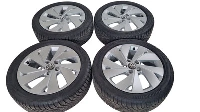 Original VW Belmont Golf 8 Winterreifen Felgen Reifen 205 50 17 Zoll Bridgestone - Bild 1 von 4