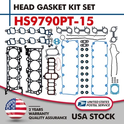 Juego de juntas de culata para Ford F150 F350 Expedition Excursion E150 E250 2000-2005 5,4 L Foto 1 de 4