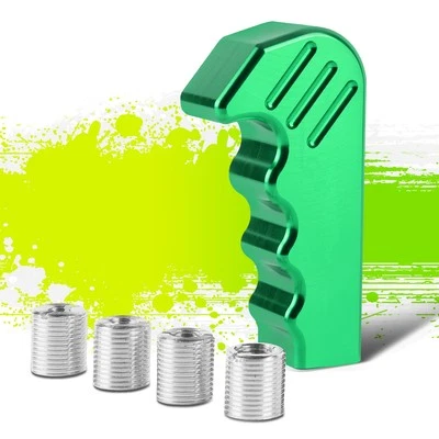 GREEN ALUMINIO PISTOLA EMPUÑADURA ENGRANAJE MANUAL MT PALANCA DE CAMBIOS PALANCA DE CAMBIOS UNIVERSAL Foto 1 de 4