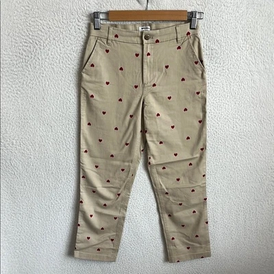 Pantalón Chino J Crew Niñas Todo Corazón Talla 10 Tostado Foto 1 de 4