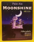 Beer Pump Clip ~ Abbeydale Brewery ~ Moonshine ~ Yorkshire ~ Real Ale / Camra