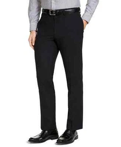 Geoffrey Beene Men's Classic Fit Black Micro Check Dress Pants 30 x 30 yse1823 - Picture 1 of 5