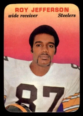 1970 Topps Super Glossy Football #17 Roy Jefferson NM/MT *d4 - Image 1 of 2