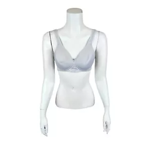Breezies Natural Curves Full Coverage Contour Wirefree Bra Sterling 34B Size - Picture 1 of 2