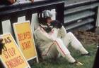 Formula 1 Driver Graham Hill Out Of The British Grand Prix 1968 Old Photo