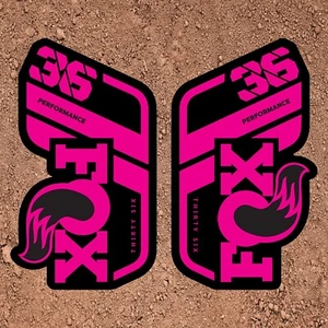 Calcomanías de horquilla Fox 36 Performance 2021 - MTB rosa - Imagen 1 de 1