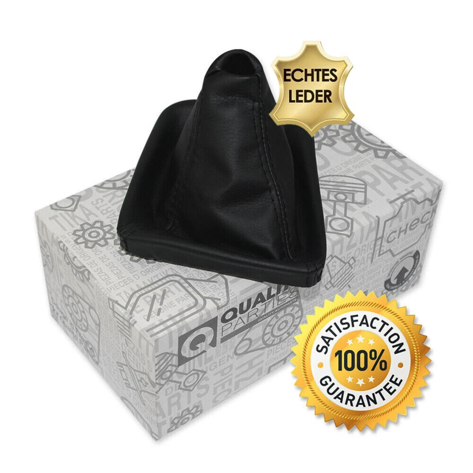 LEDER SCHALTSACK SCHALTMANSCHETTE MANSCHETTE FÜR BMW 3 3er E46 (98-) mit RAHMEN - Bild 1 von 1