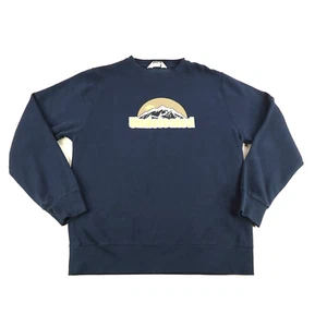 Undefeated Sweatshirt Mens Large Blue Fleece Crewneck Pullover Streetwear Skater - Picture 1 of 9