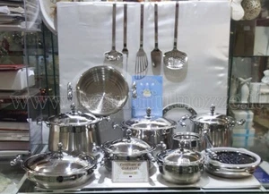 BATTERIA BAVARIA PENTOLE  29 PEZZI ACCIAIO INOX 18/10 - Picture 1 of 1