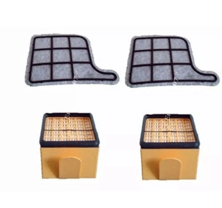 FILTRI Folletto Vk 135/136 2 FILTRI HEPA + 2 FILTRO MOTORE ADATTABILI Di QUALITÁ