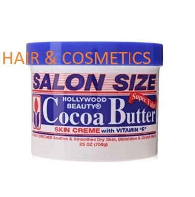 Hollywood Beauty Cocoa Butter Creme With Vitamin E- 25oz(708gm) FAST UK POST!!!!