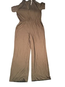 Mono H&M Verde Ejército Mujer Talla XL Largo Completo Mameluco Diario Informal Ocio - Imagen 1 de 7