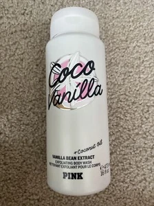 VICTORIAS SECRET PINK Coco Vanilla Exfoliating Body Wash Coconut Oil 16 oz - Picture 1 of 5