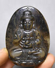 5.5CM Hongshan Culture Old Jade Shakyamuni Sakyamuni Buddha Amulet Pendant